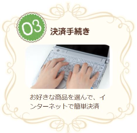 スマイルギフト決済手続き