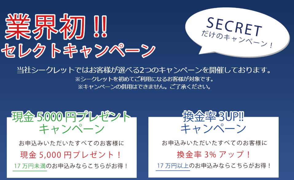シークレジットキャンペーン